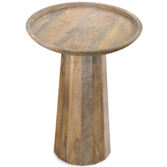 Natural Wooden Accent Table